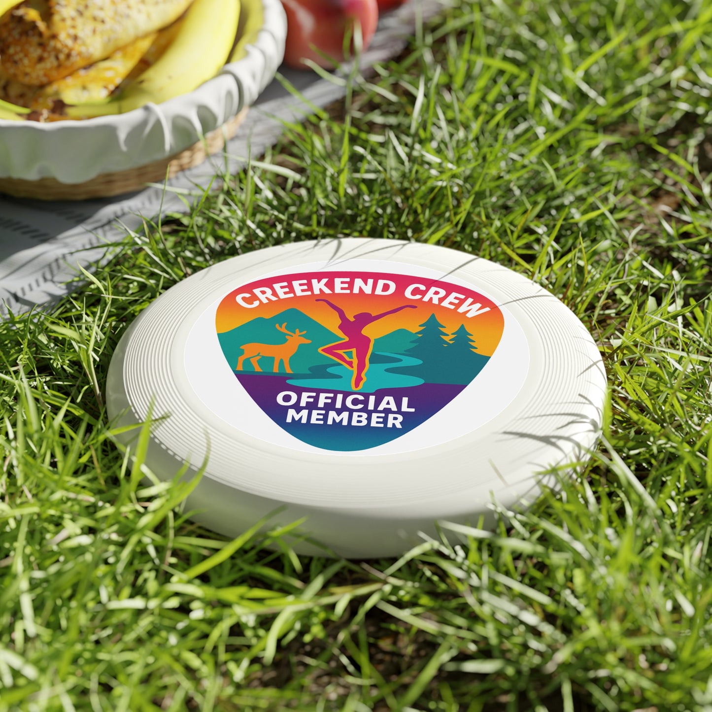 Creekend Crew Guitar Pick Wham-O Frisbee – Deer Creek DMB Fan Flying Disc