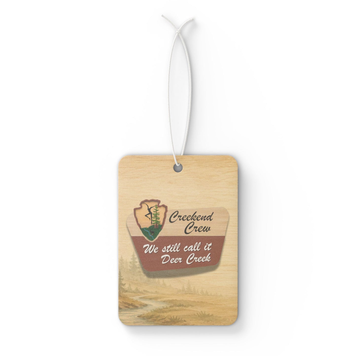 Creekend Crew National Park Sign Car Air Freshener – We Still Call It Deer Creek DMB Fan Car Accessory