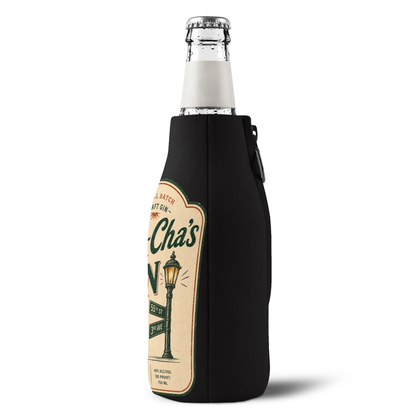 Cha-Chas Gin Zip-Up Bottle Cooler – Vintage DMB Fan Drink Sleeve