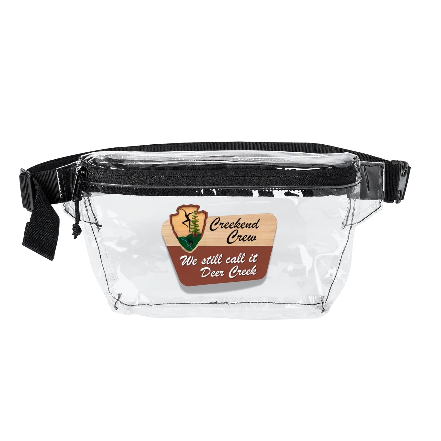 Creekend Crew National Park Sign Clear Fanny Pack – We Still Call It Deer Creek DMB Fan Bag