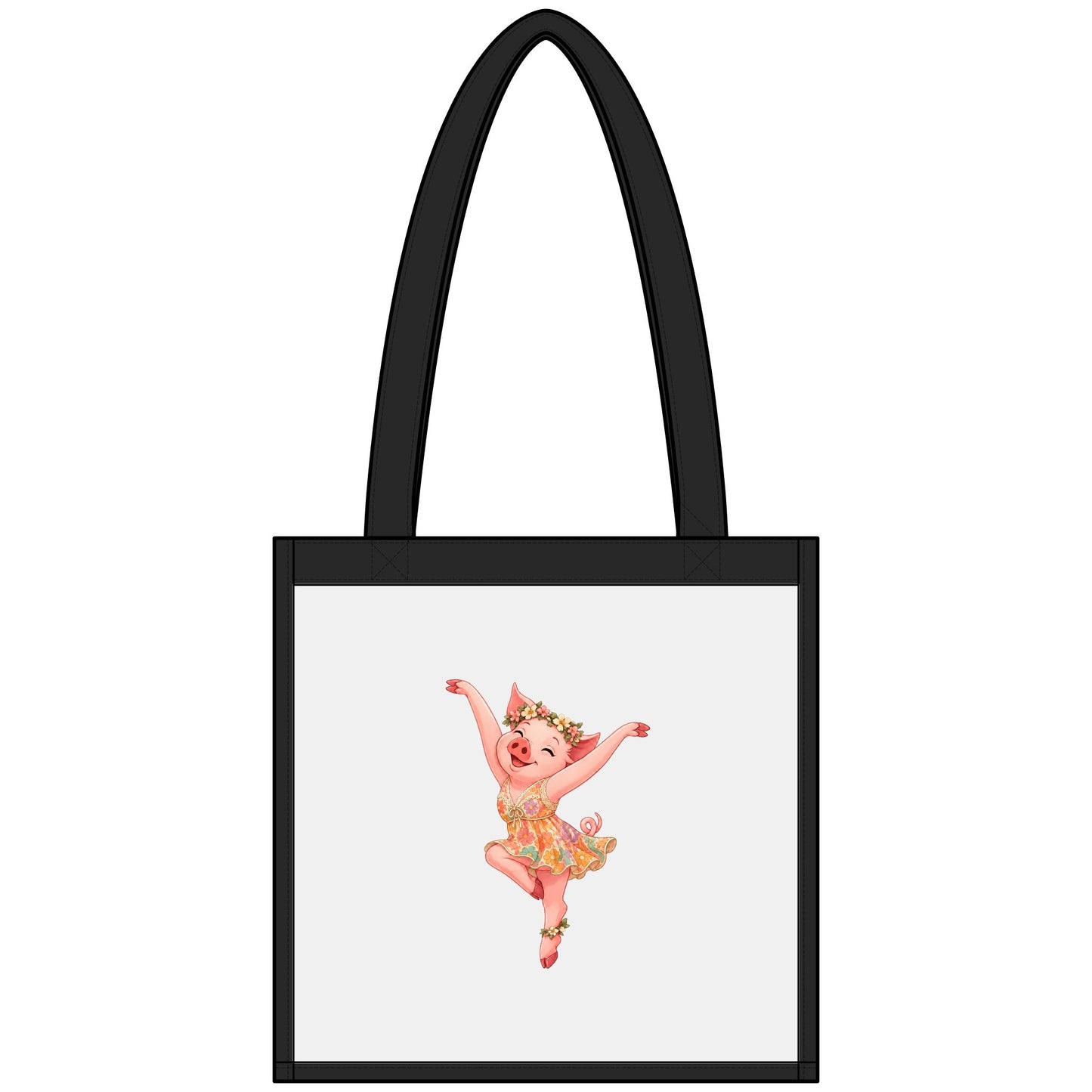 Pig Firedancer Clear Stadium Tote – Cute Creekend Crew Fan Bag