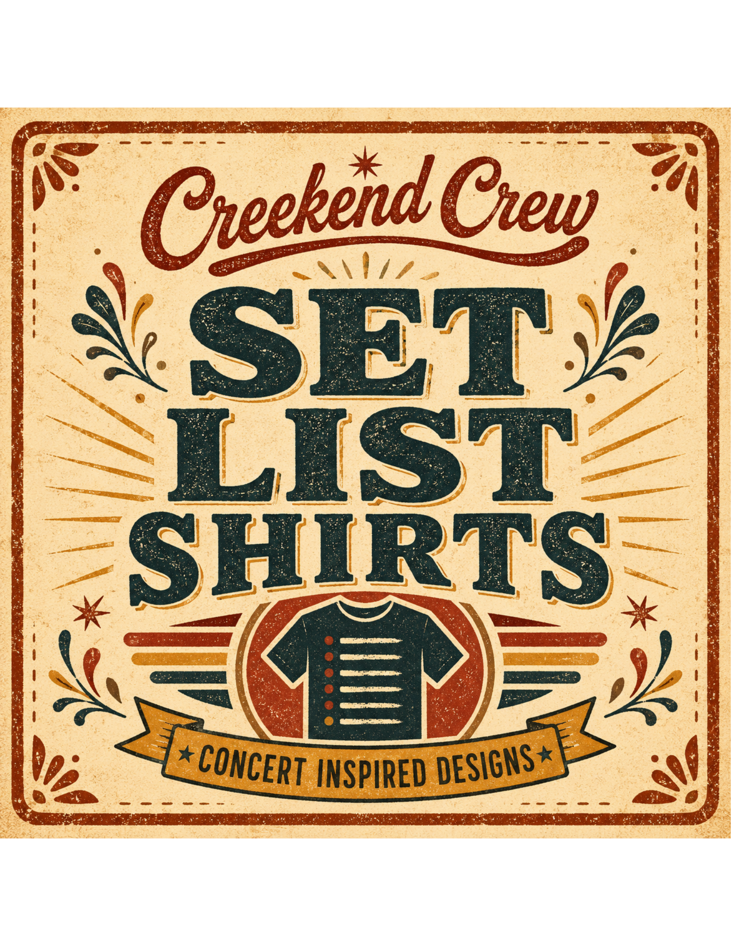 Setlist Shirts