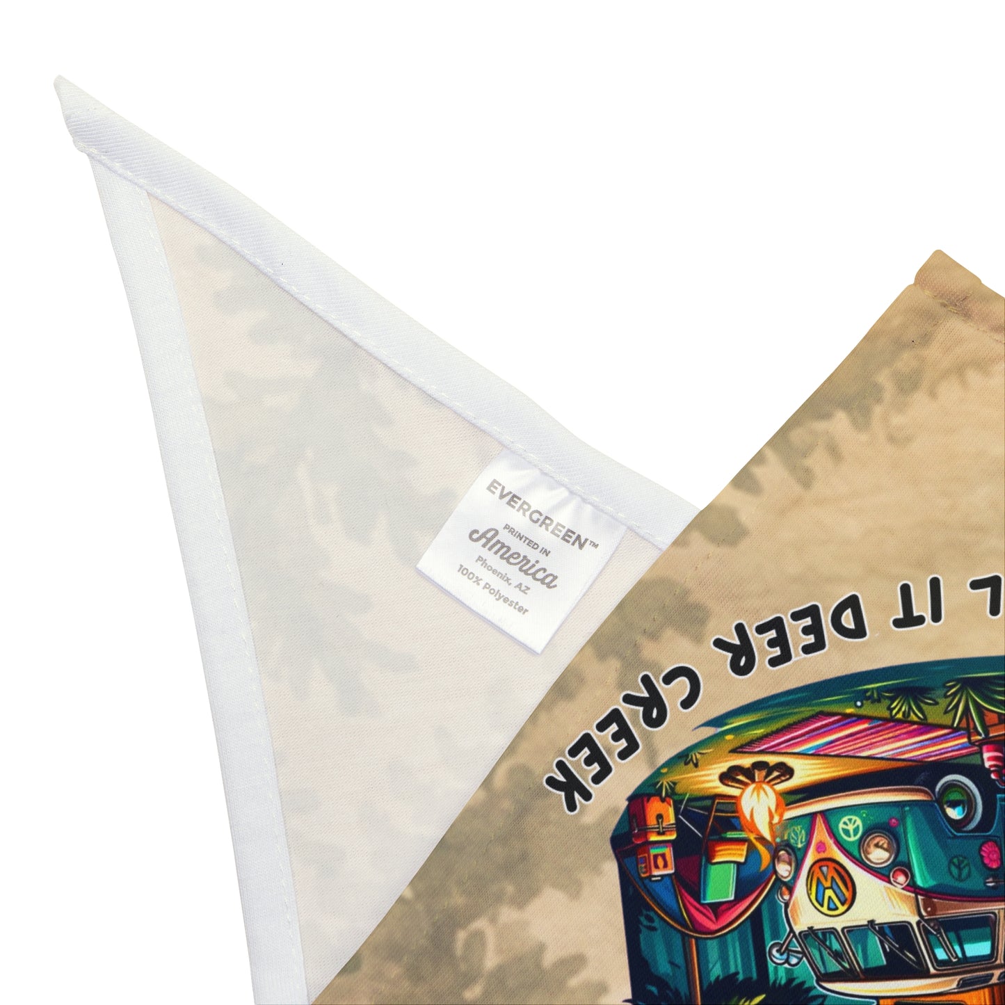 Creekend Crew Camping Van Pet Bandana – We Still Call It Deer Creek DMB Fan Dog Accessory