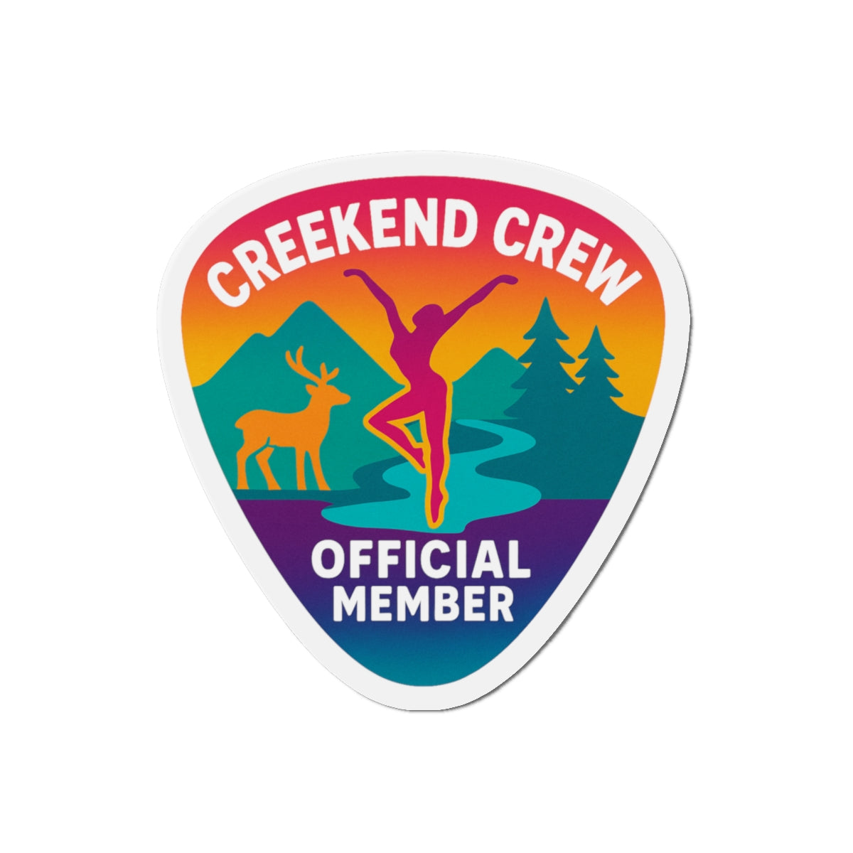 Creekend Crew Guitar Pick Magnet – Deer Creek DMB Fan Accessory