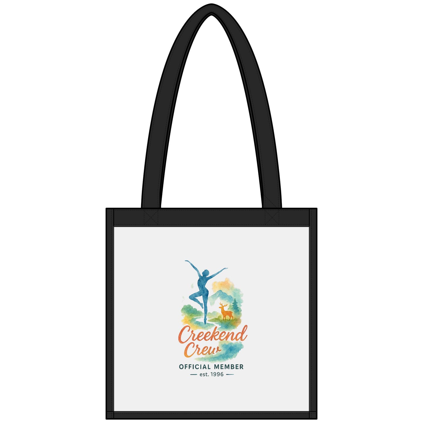 Creekend Crew Watercolor Clear Stadium Tote – Deer Creek DMB Fan Bag