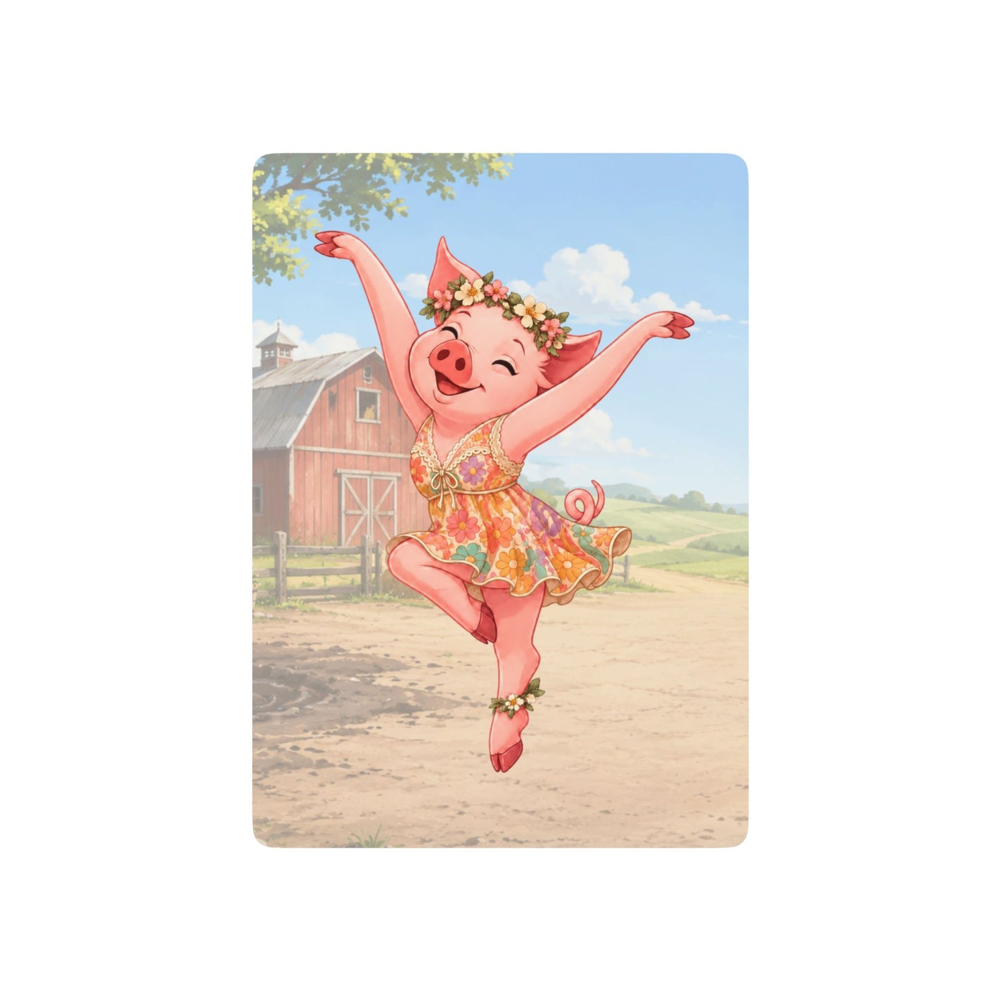 Pig Firedancer Poker Playing Cards – Cute Firedancer Series Card Deck