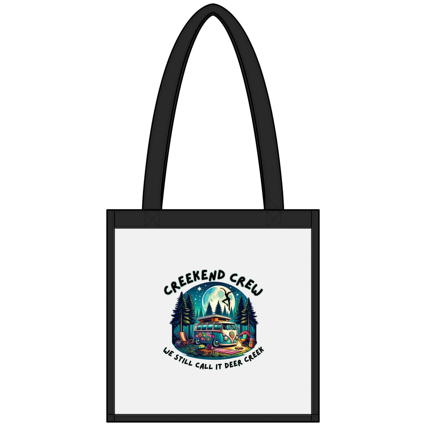 Creekend Crew Camping Van Clear Concert Tote – We Still Call It Deer Creek DMB Fan Bag