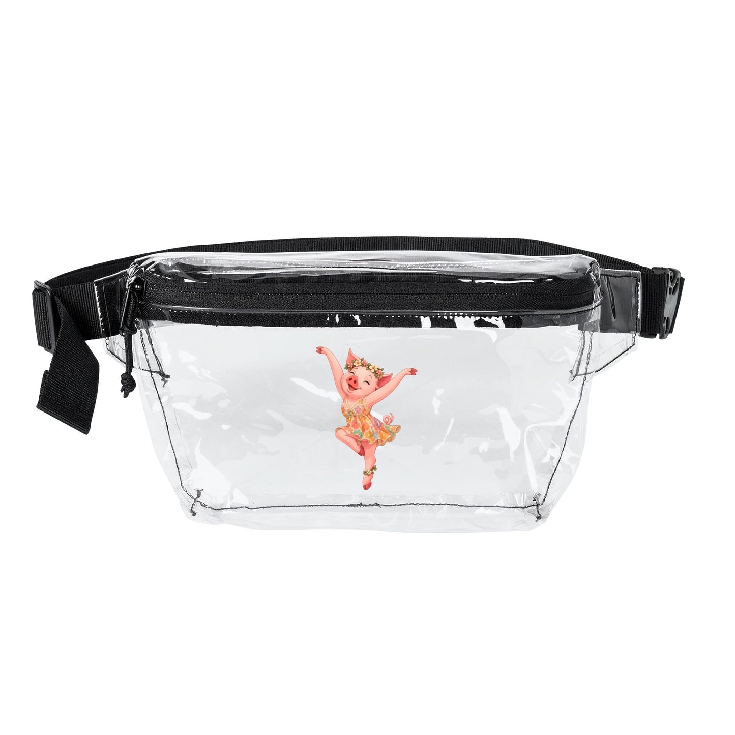 Pig Firedancer Clear Fanny Pack – Cute Creekend Crew Fan Bag