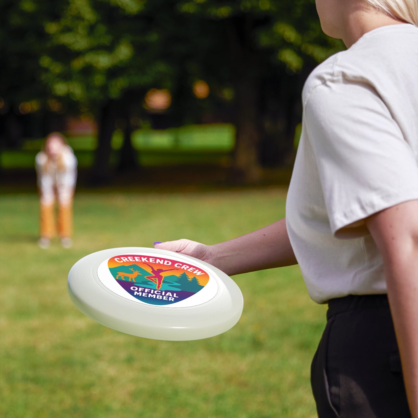 Creekend Crew Guitar Pick Wham-O Frisbee – Deer Creek DMB Fan Flying Disc
