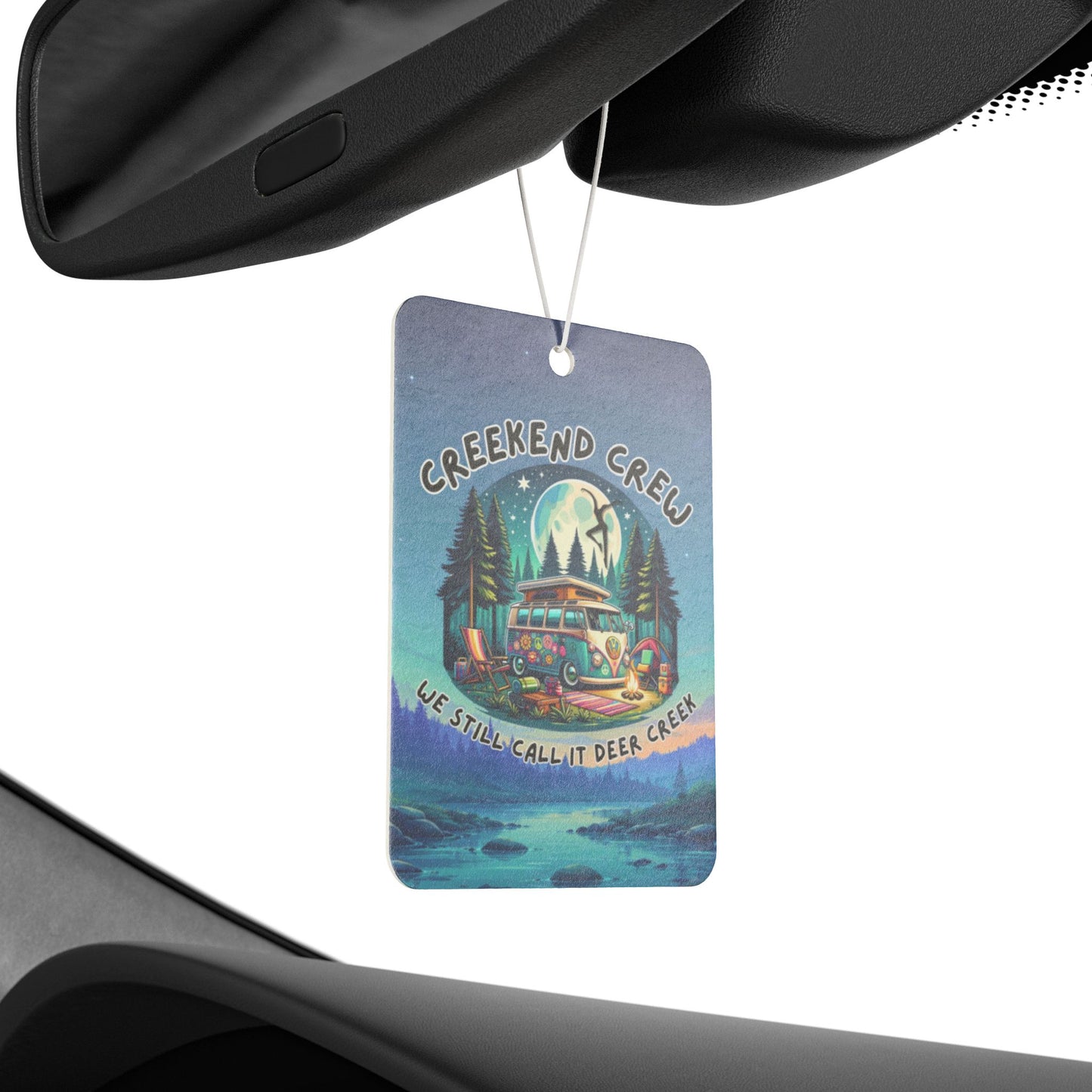 Creekend Crew Camping Van Car Air Freshener – We Still Call It Deer Creek DMB Fan Car Accessory