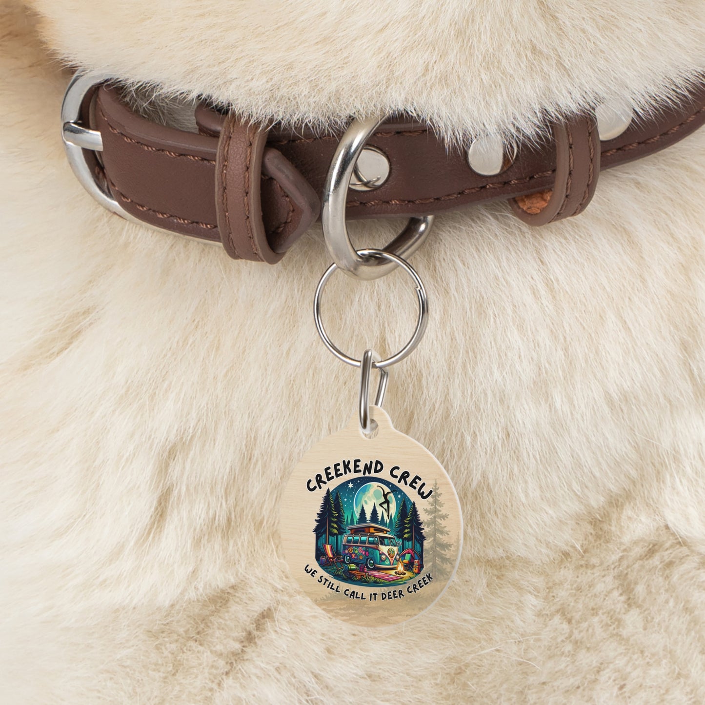 Creekend Crew Camping Van Pet Tag – We Still Call It Deer Creek DMB Fan Pet Accessory