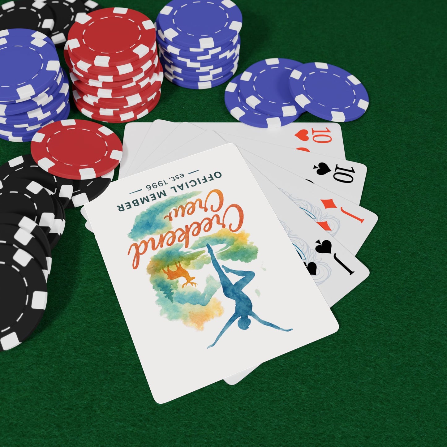 Creekend Crew Watercolor Poker Playing Cards – Deer Creek DMB Fan Card Deck