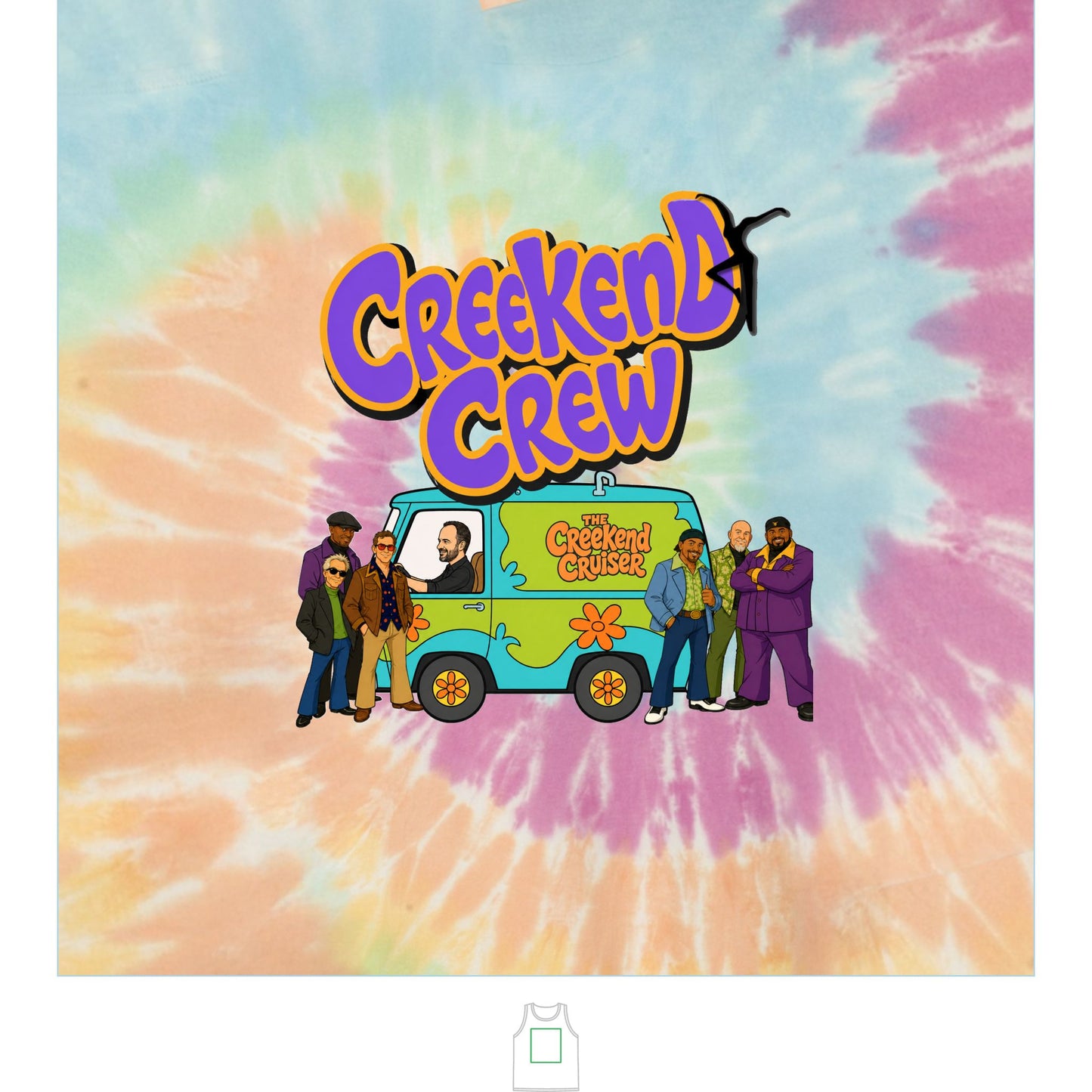 Creekend Crew Zoinks Tie-Dye Unisex Tank Top – Deer Creek DMB Fan Shirt