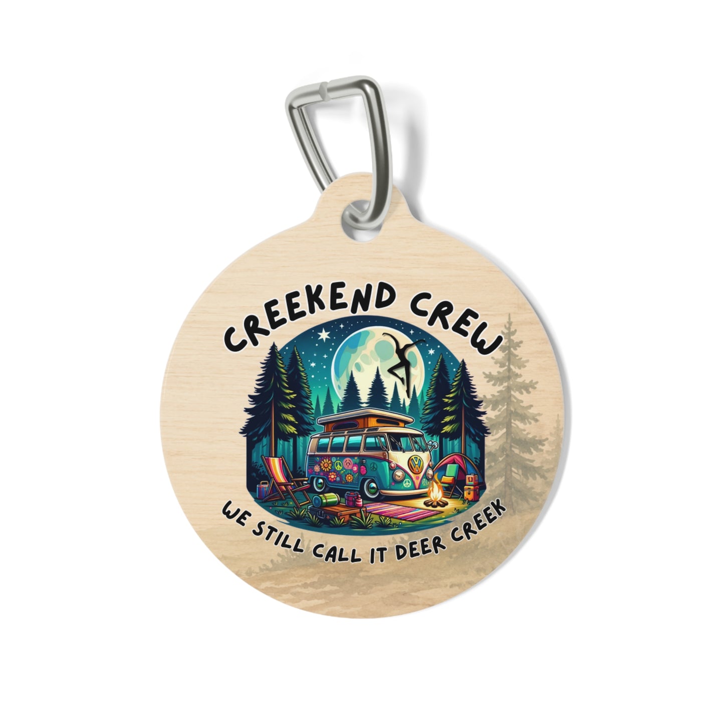 Creekend Crew Camping Van Pet Tag – We Still Call It Deer Creek DMB Fan Pet Accessory