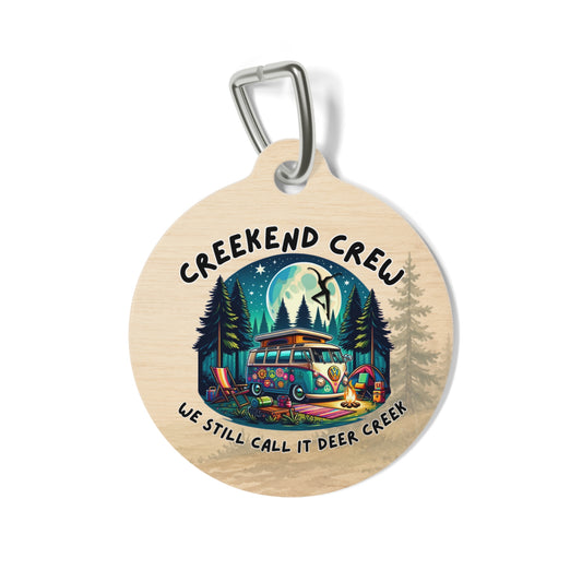 Creekend Crew Camping Van Pet Tag – We Still Call It Deer Creek DMB Fan Pet Accessory