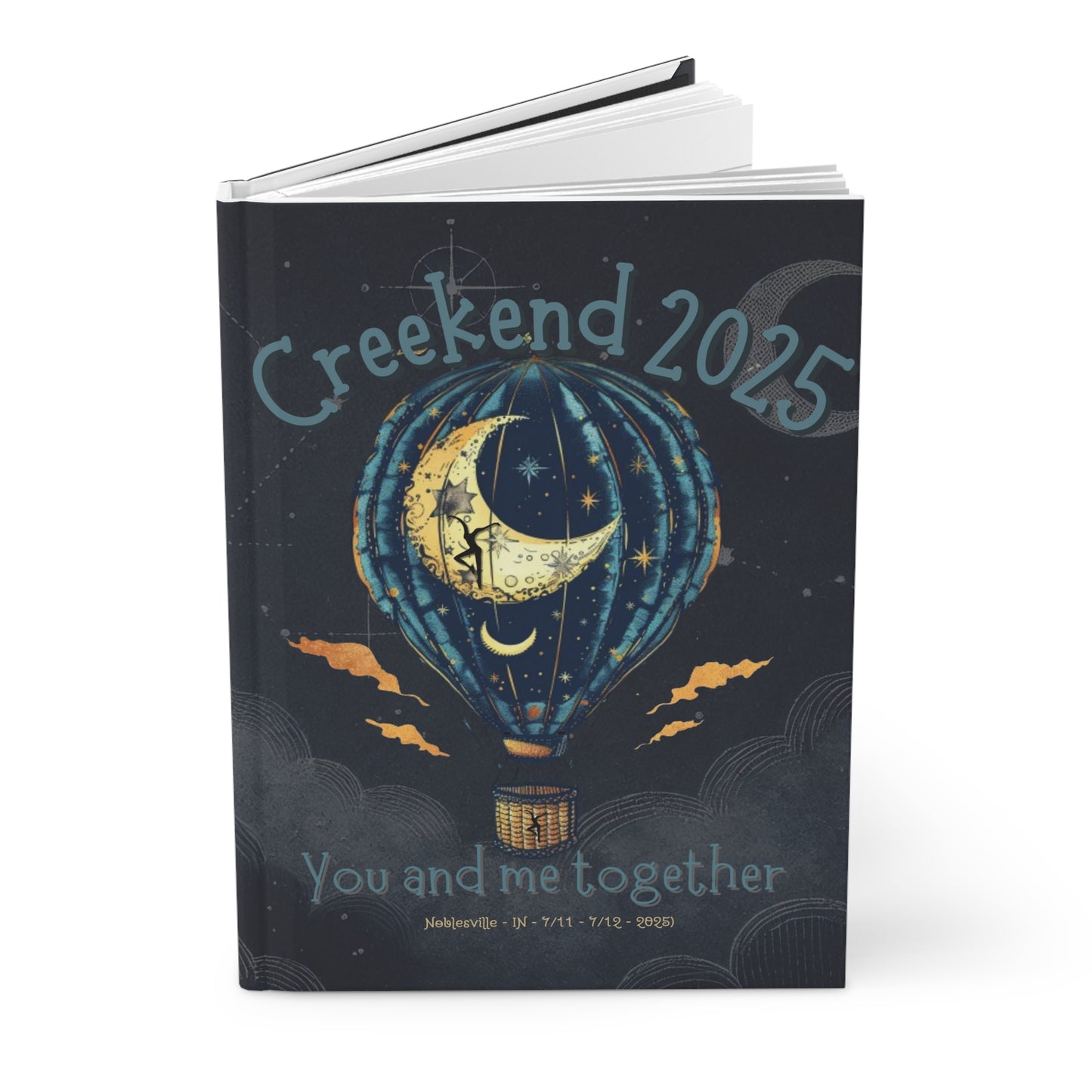 You and Me Together Hardcover Journal – Creekend 2025 Deer Creek DMB Fan Notebook