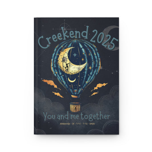 You and Me Together Hardcover Journal – Creekend 2025 Deer Creek DMB Fan Notebook