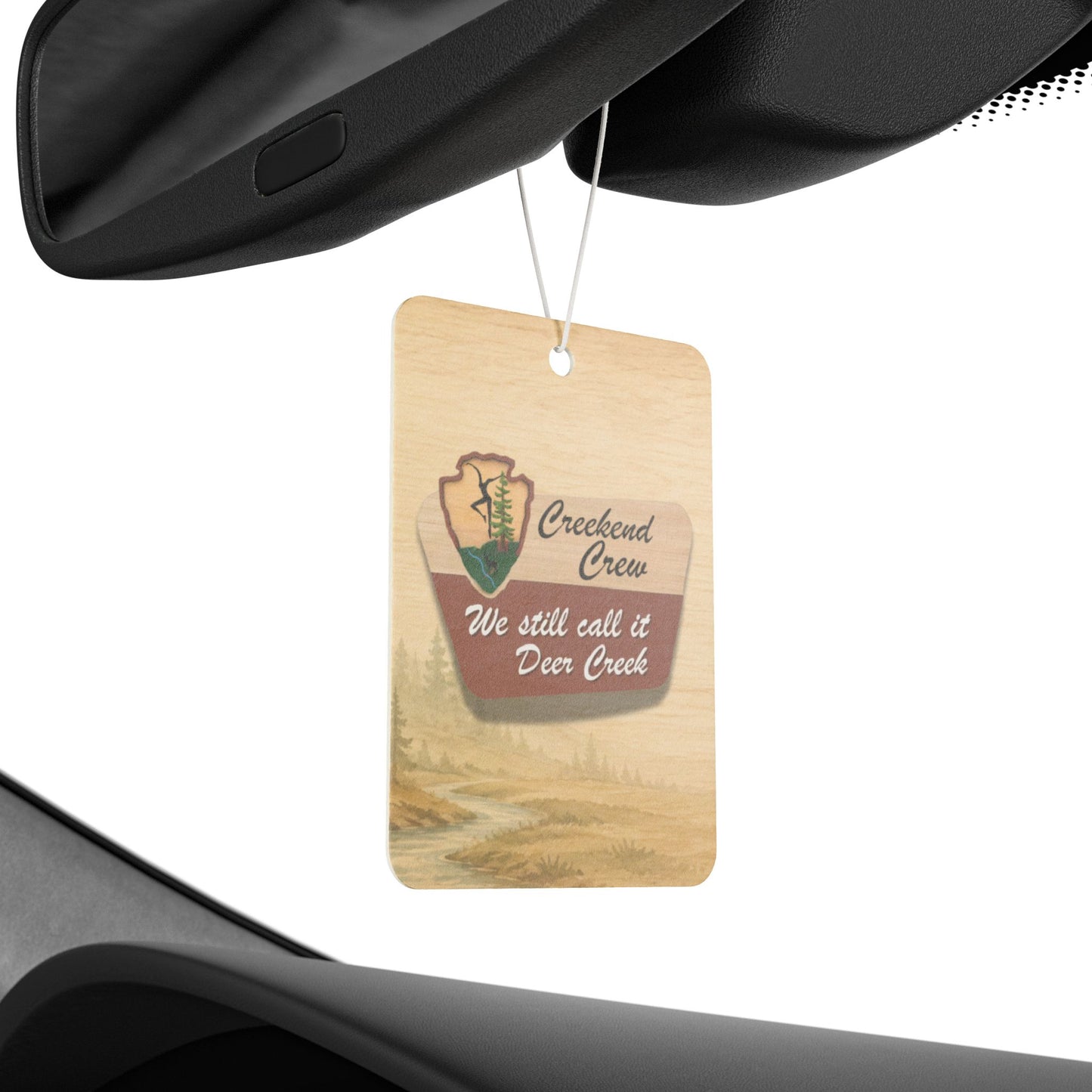 Creekend Crew National Park Sign Car Air Freshener – We Still Call It Deer Creek DMB Fan Car Accessory