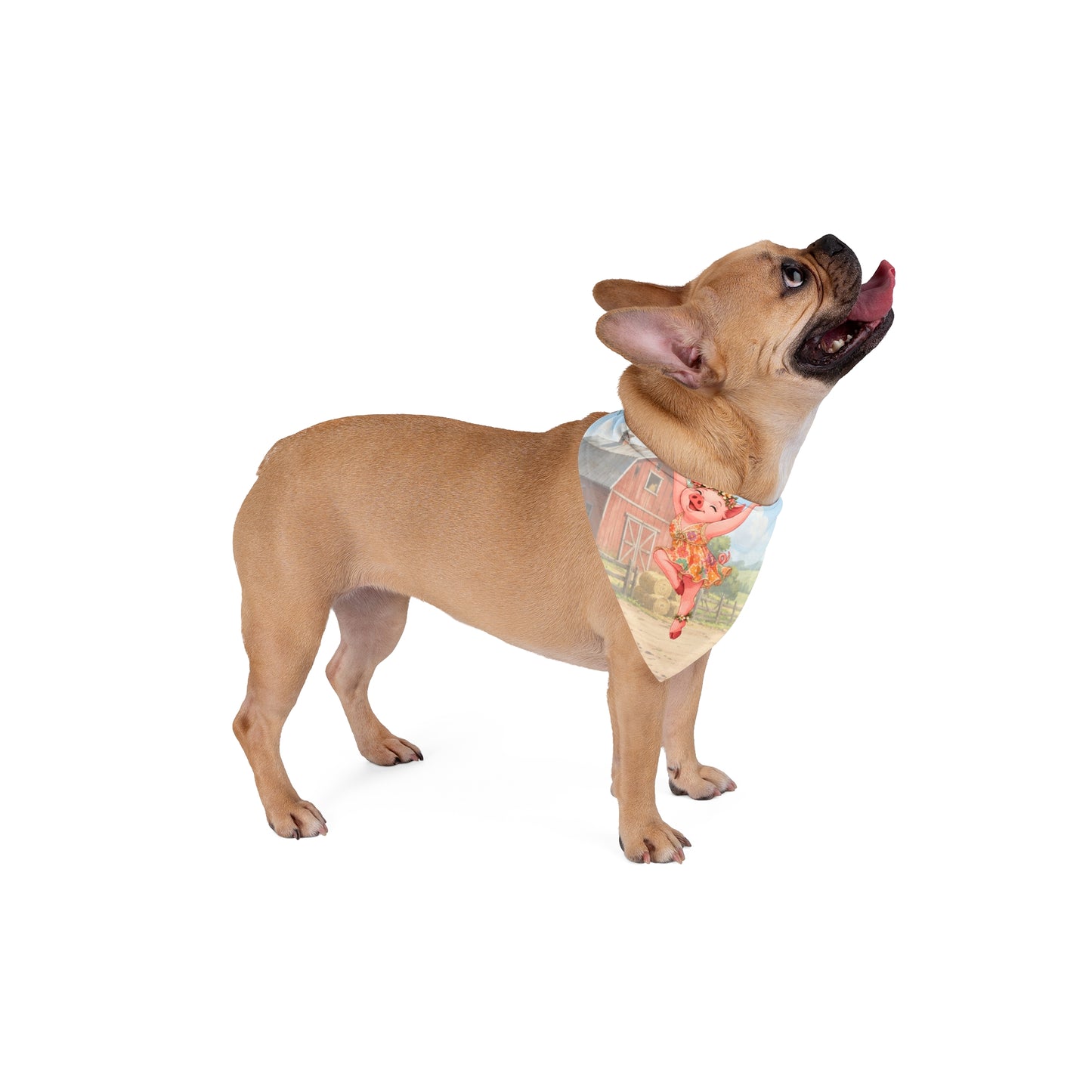 Pig Firedancer Pet Bandana – Cute Firedancer Series Dog Accessory