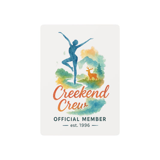 Creekend Crew Watercolor Poker Playing Cards – Deer Creek DMB Fan Card Deck