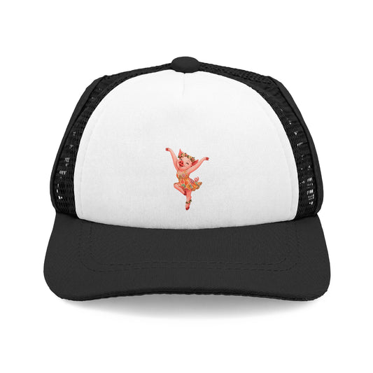 Pig Firedancer Dog Trucker Hat – Cute Firedancer Series Pet Accessory