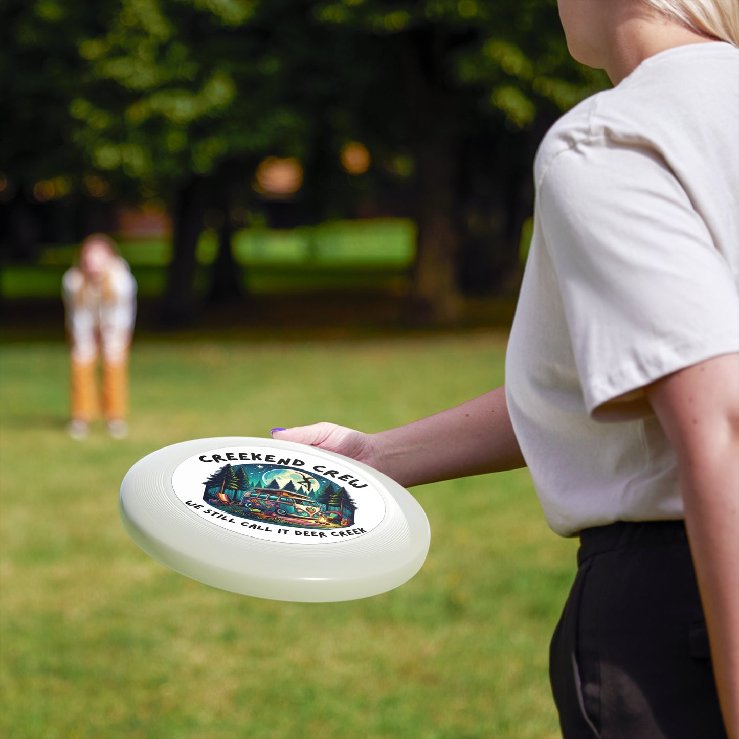 Creekend Crew Camping Van Wham-O Frisbee – We Still Call It Deer Creek DMB Fan Flying Disc