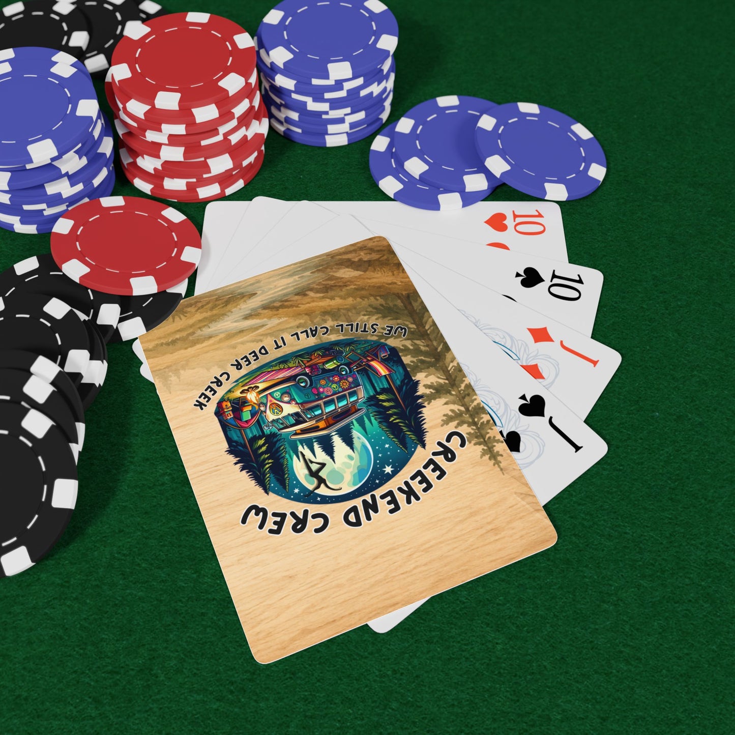 Creekend Crew Camping Van Poker Playing Cards – We Still Call It Deer Creek DMB Fan Card Deck