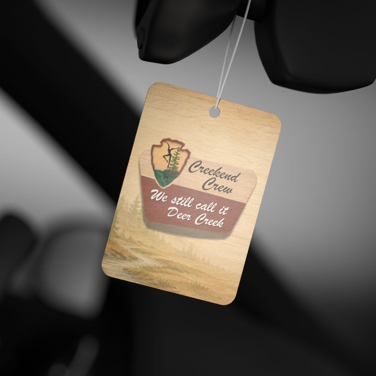 Creekend Crew National Park Sign Car Air Freshener – We Still Call It Deer Creek DMB Fan Car Accessory