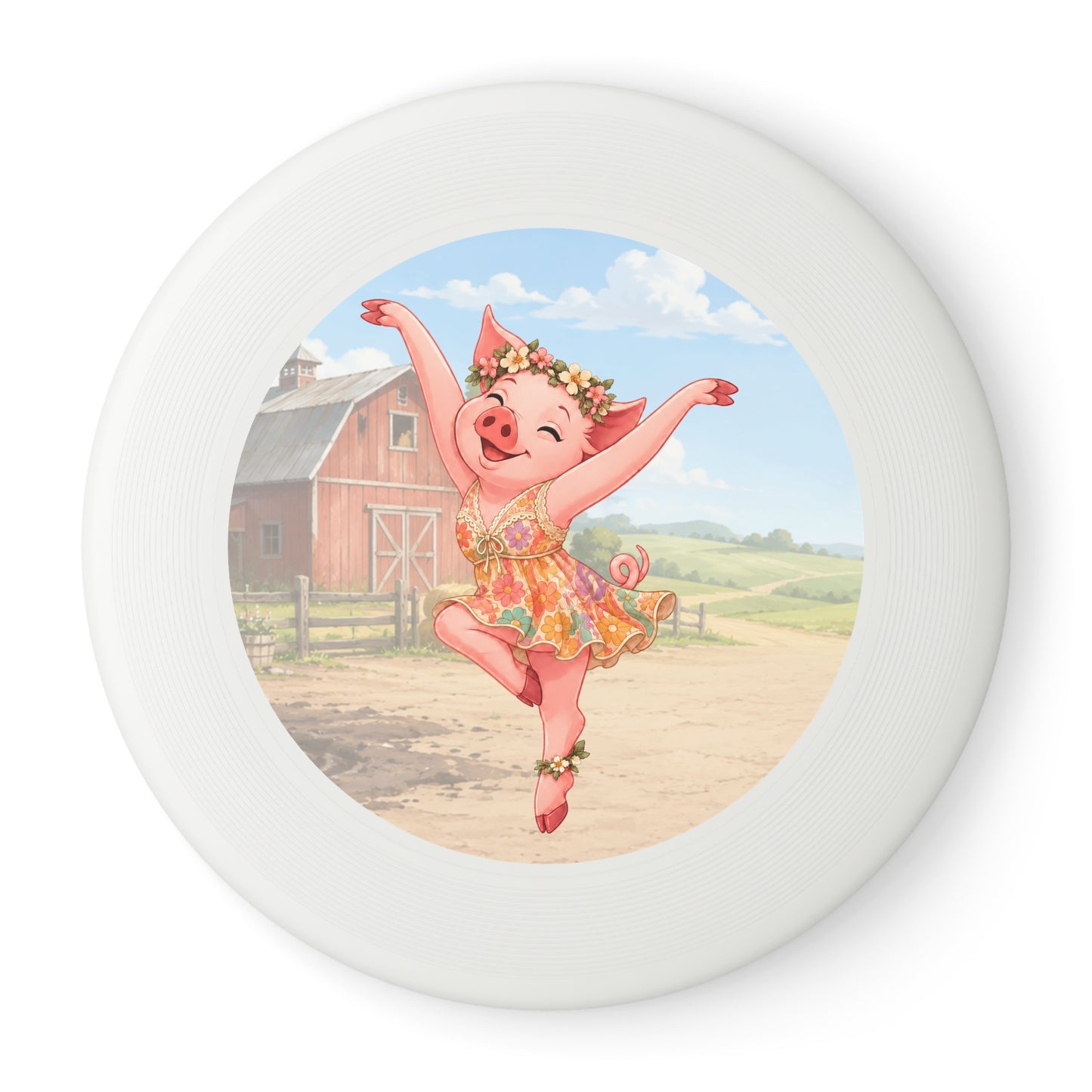 Pig Firedancer Wham-O Frisbee – Cute Firedancer Series Flying Disc