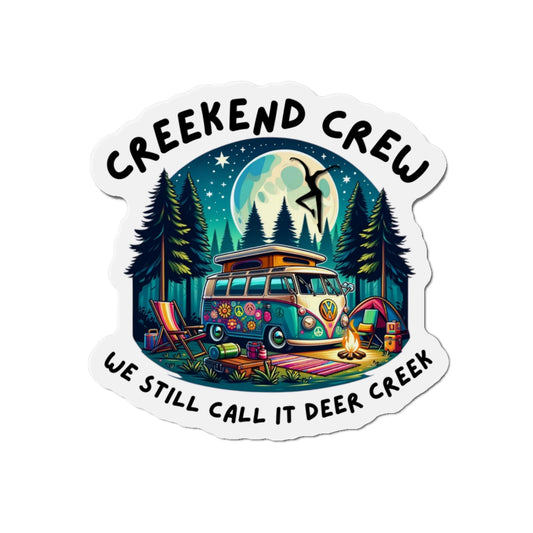 Creekend Crew Camping Van Magnet – We Still Call It Deer Creek DMB Fan Accessory