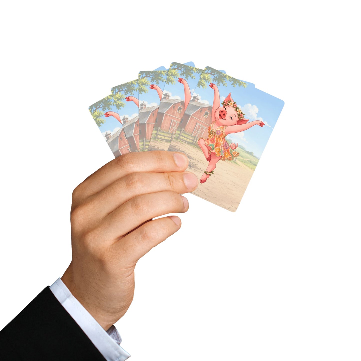 Pig Firedancer Poker Playing Cards – Cute Firedancer Series Card Deck