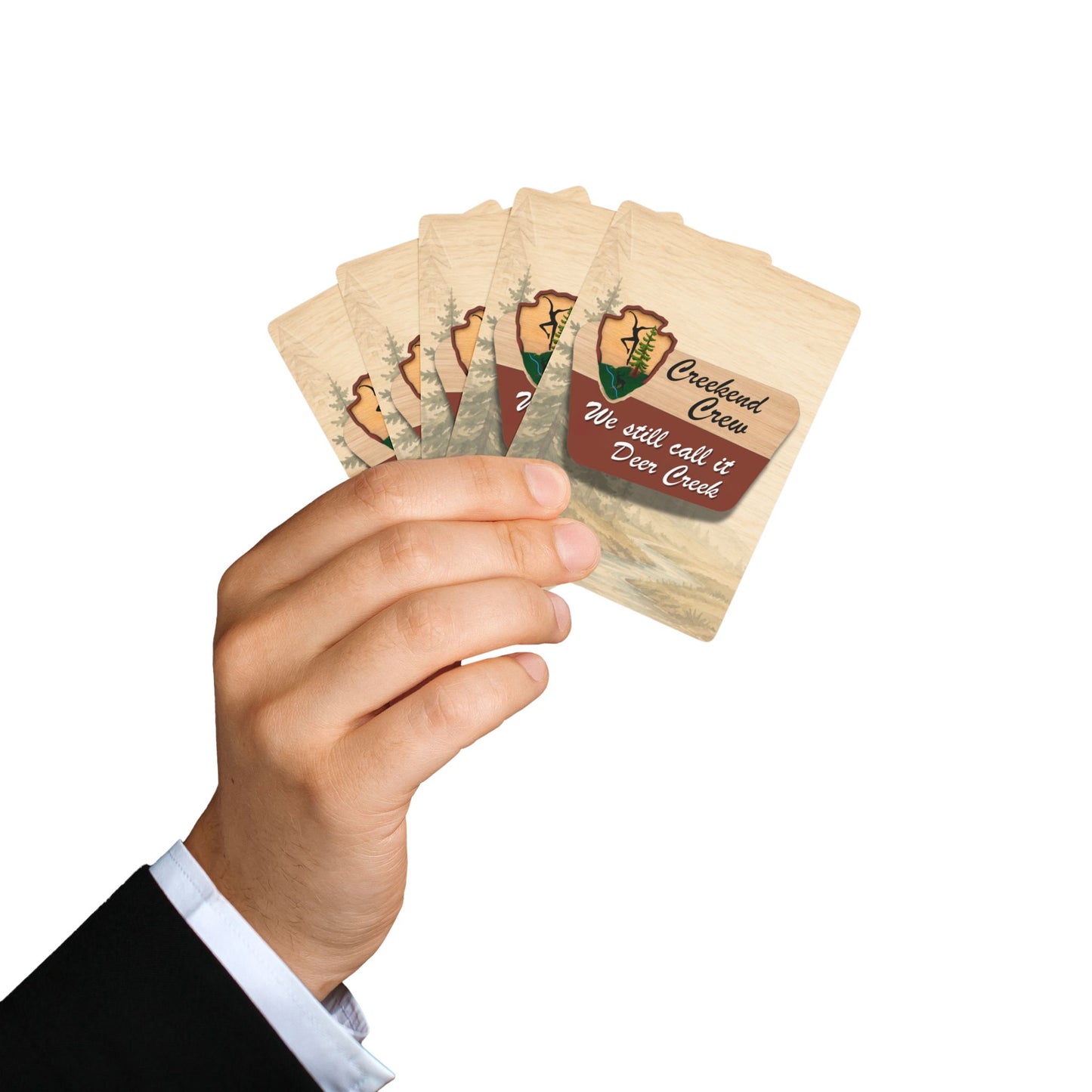 Creekend Crew National Park Sign Poker Playing Cards – We Still Call It Deer Creek DMB Fan Card Deck