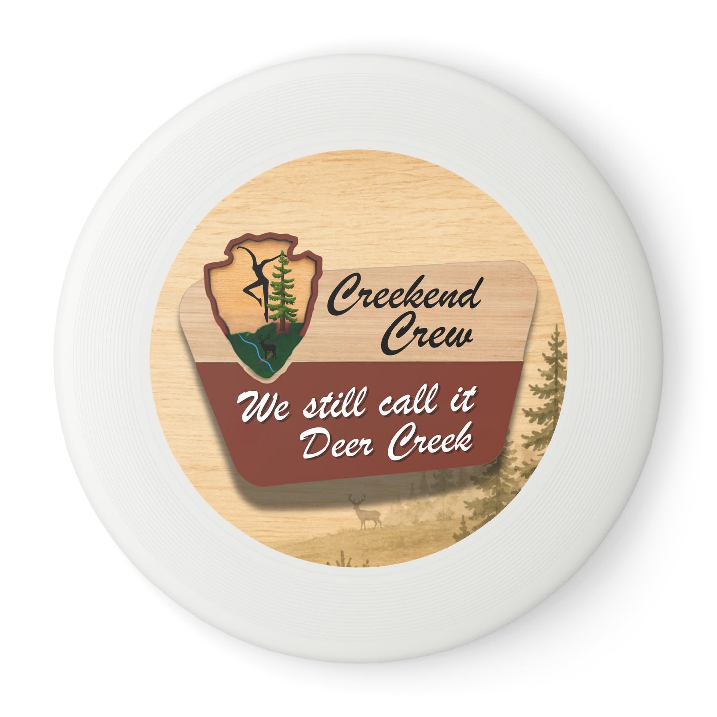 Creekend Crew National Park Sign Wham-O Frisbee – We Still Call It Deer Creek DMB Fan Flying Disc
