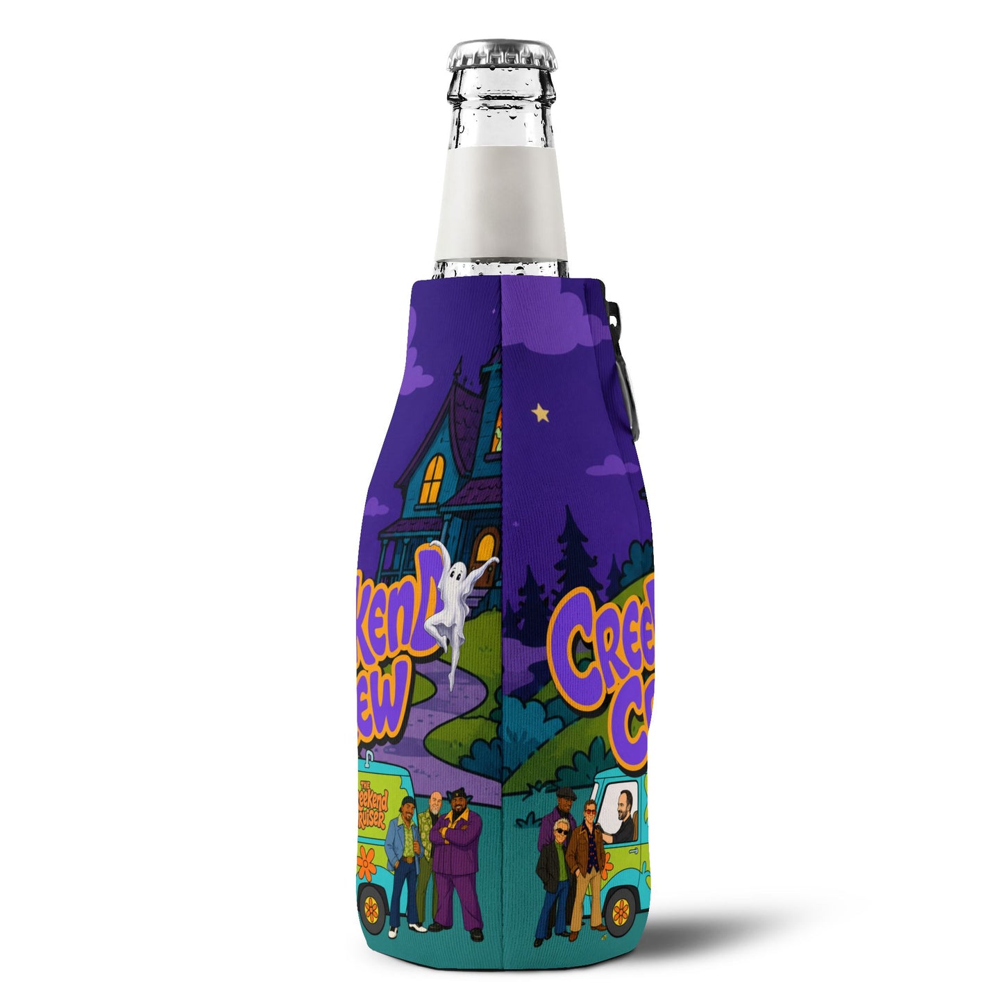 Creekend Crew Zoinks Zip-Up Bottle Cooler – Deer Creek DMB Fan Drink Sleeve