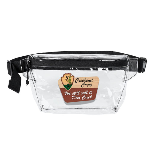 Creekend Crew National Park Sign Clear Fanny Pack – We Still Call It Deer Creek DMB Fan Bag