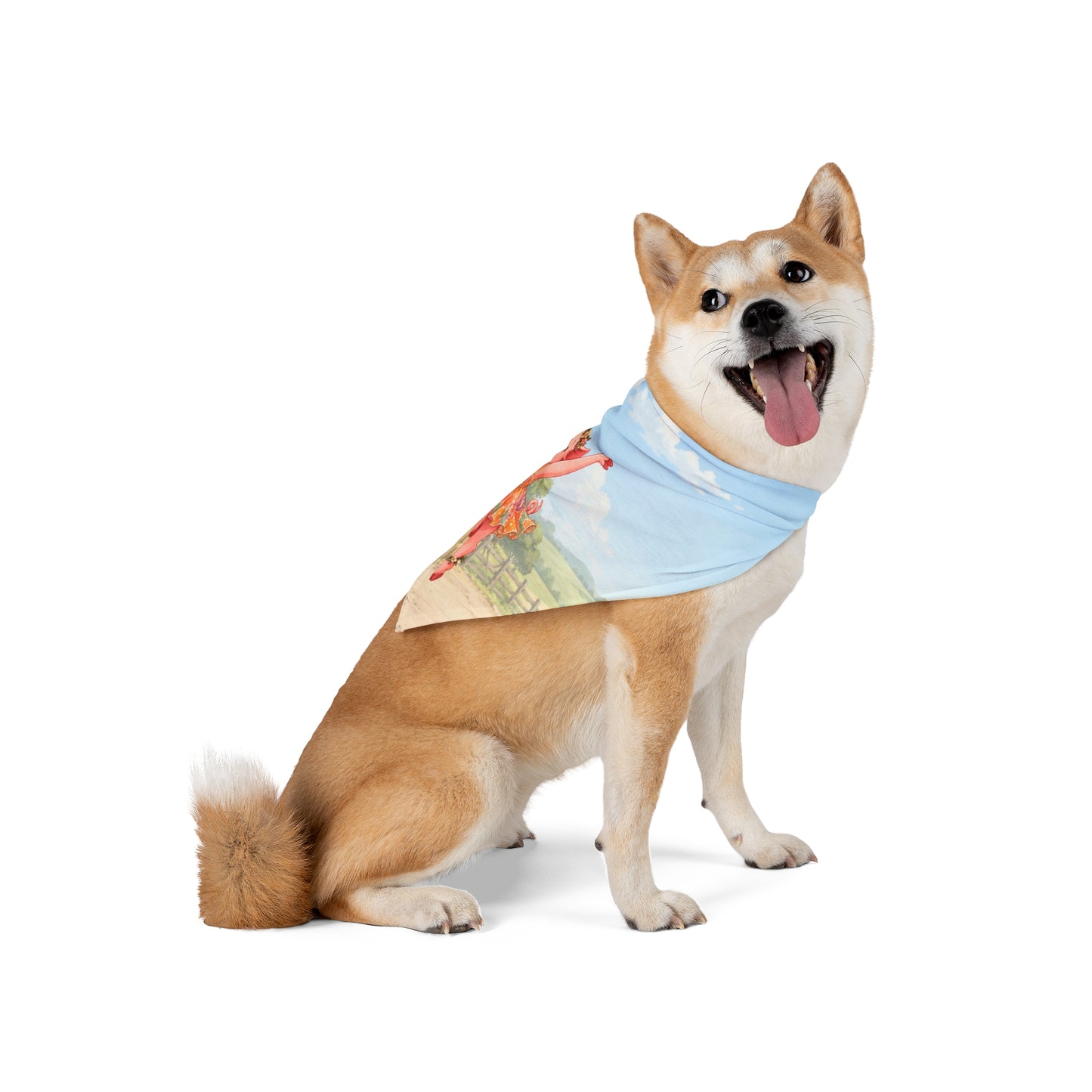 Pig Firedancer Pet Bandana – Cute Firedancer Series Dog Accessory