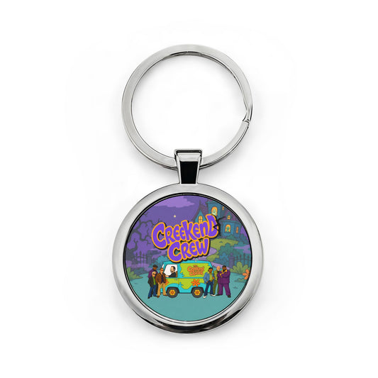 Creekend Crew Zoinks Round Stainless Steel Keychain – Deer Creek DMB Fan Keyring