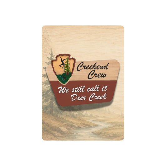 Creekend Crew National Park Sign Poker Playing Cards – We Still Call It Deer Creek DMB Fan Card Deck