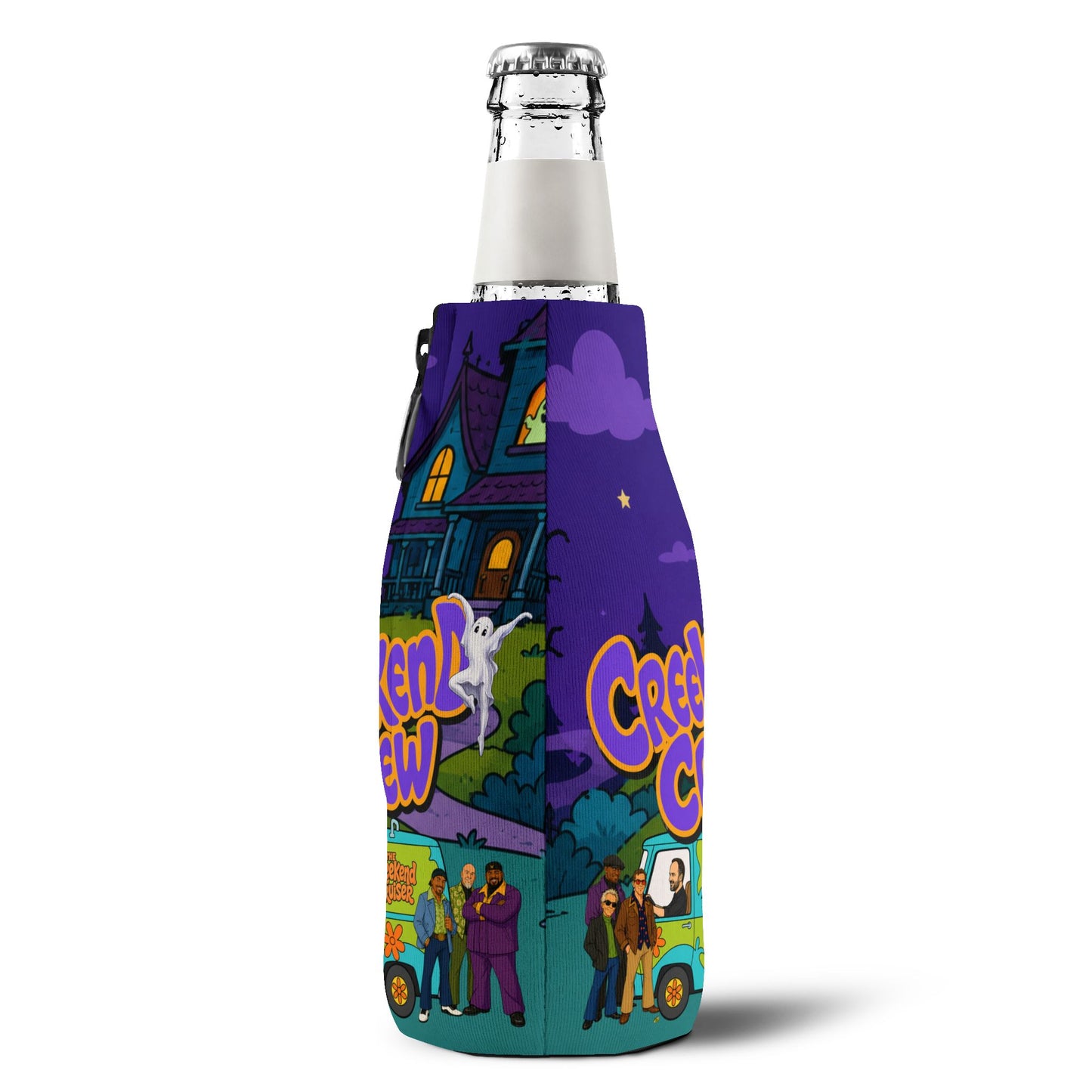 Creekend Crew Zoinks Zip-Up Bottle Cooler – Deer Creek DMB Fan Drink Sleeve