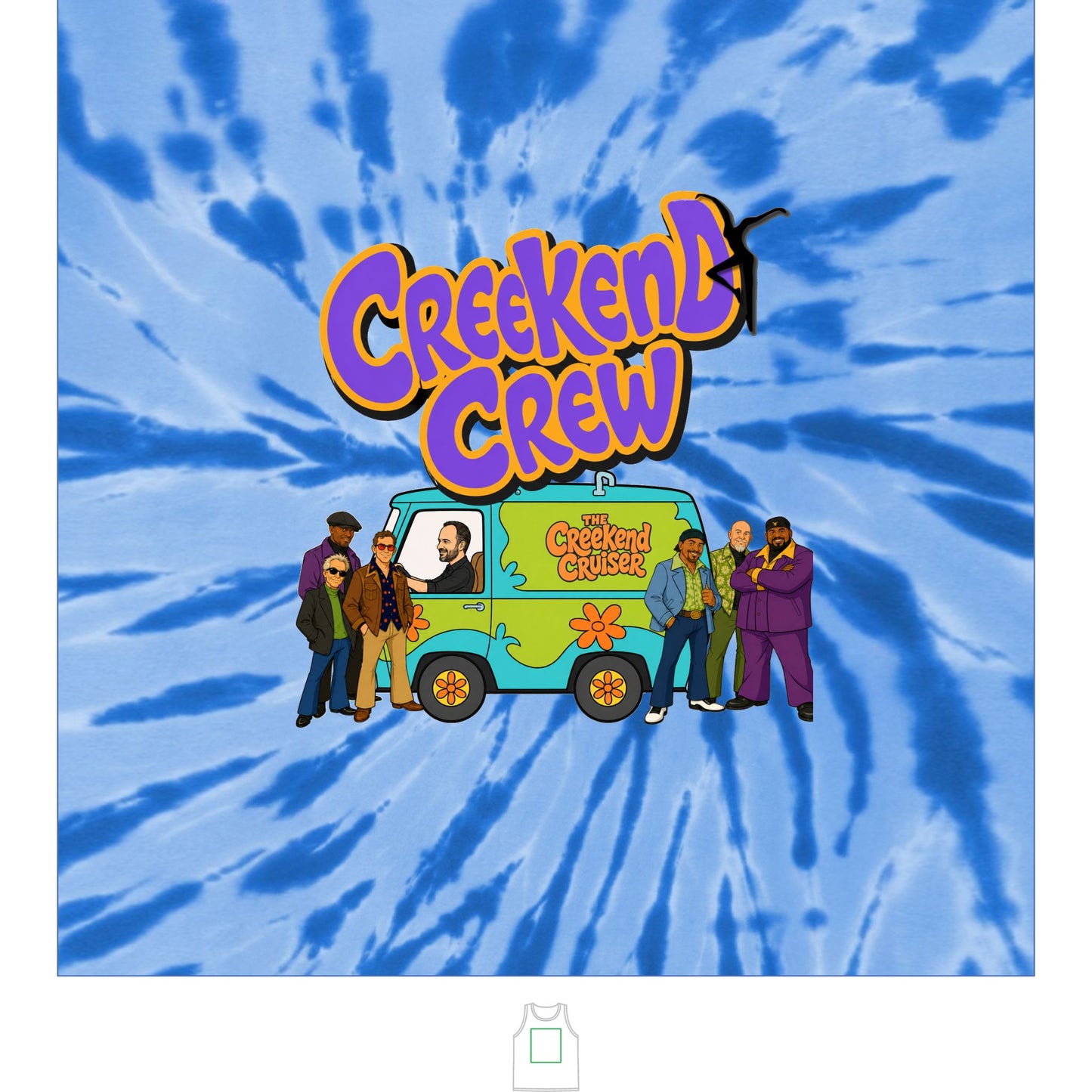 Creekend Crew Zoinks Tie-Dye Unisex Tank Top – Deer Creek DMB Fan Shirt