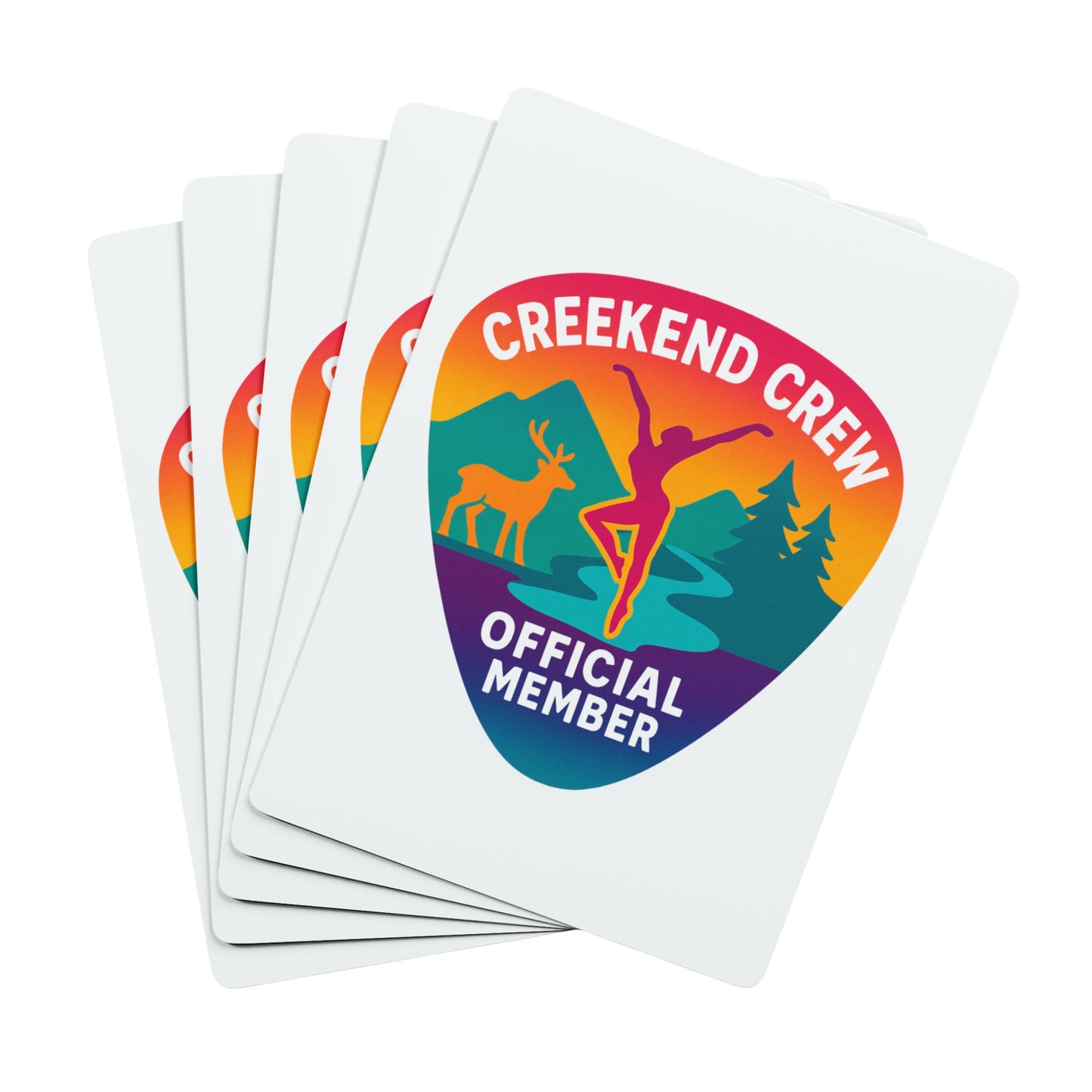 Creekend Crew Guitar Pick Poker Playing Cards – Deer Creek DMB Fan Card Deck