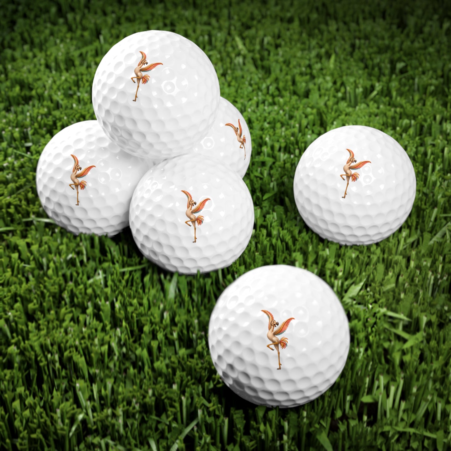 Dodo Firedancer Set of 6 Golf Balls – Firedancer Series Golf Gift