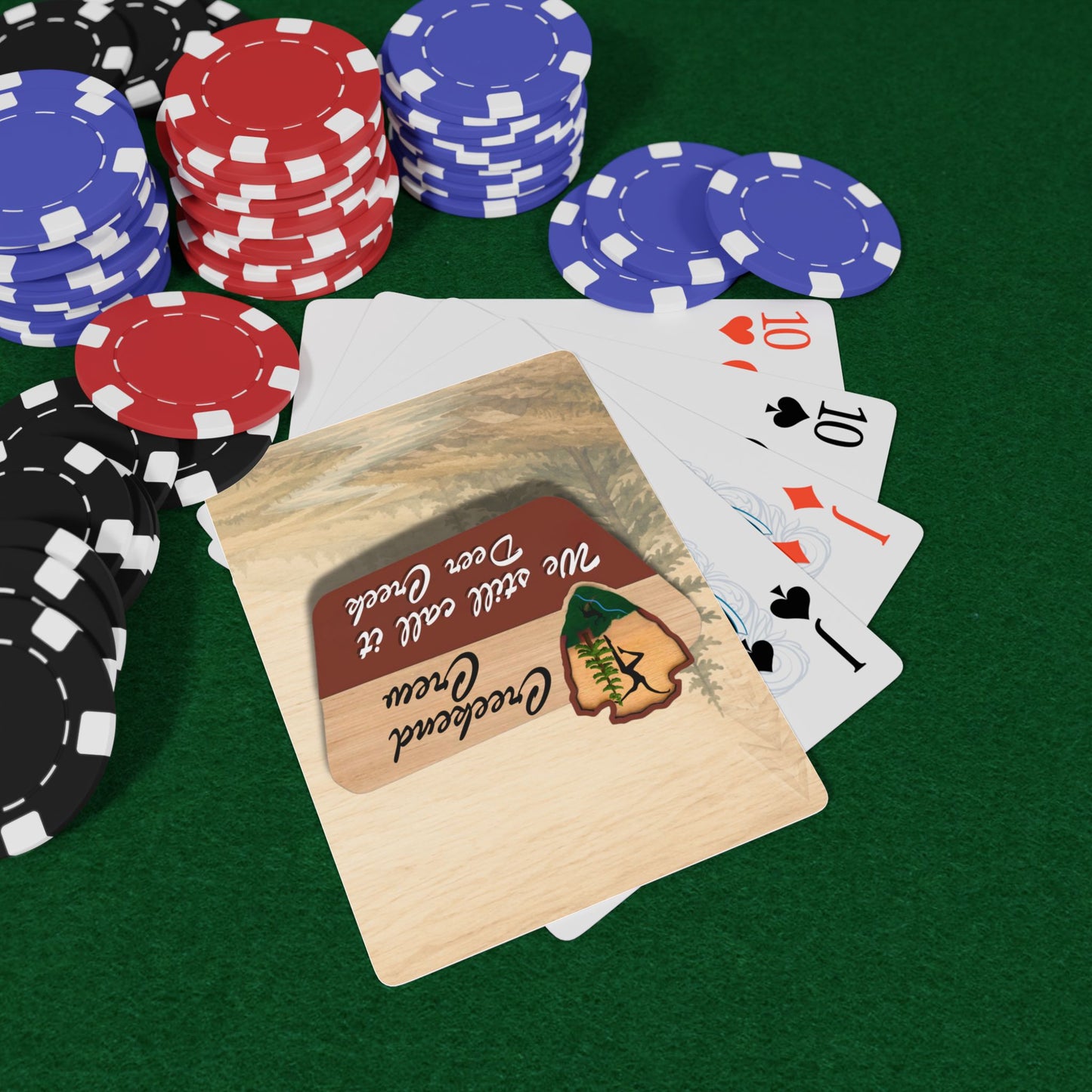 Creekend Crew National Park Sign Poker Playing Cards – We Still Call It Deer Creek DMB Fan Card Deck