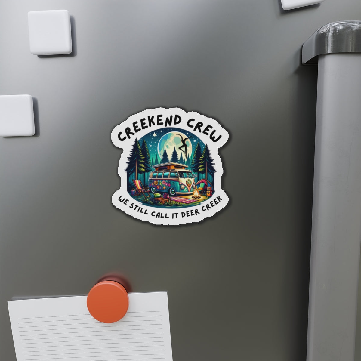 Creekend Crew Camping Van Magnet – We Still Call It Deer Creek DMB Fan Accessory