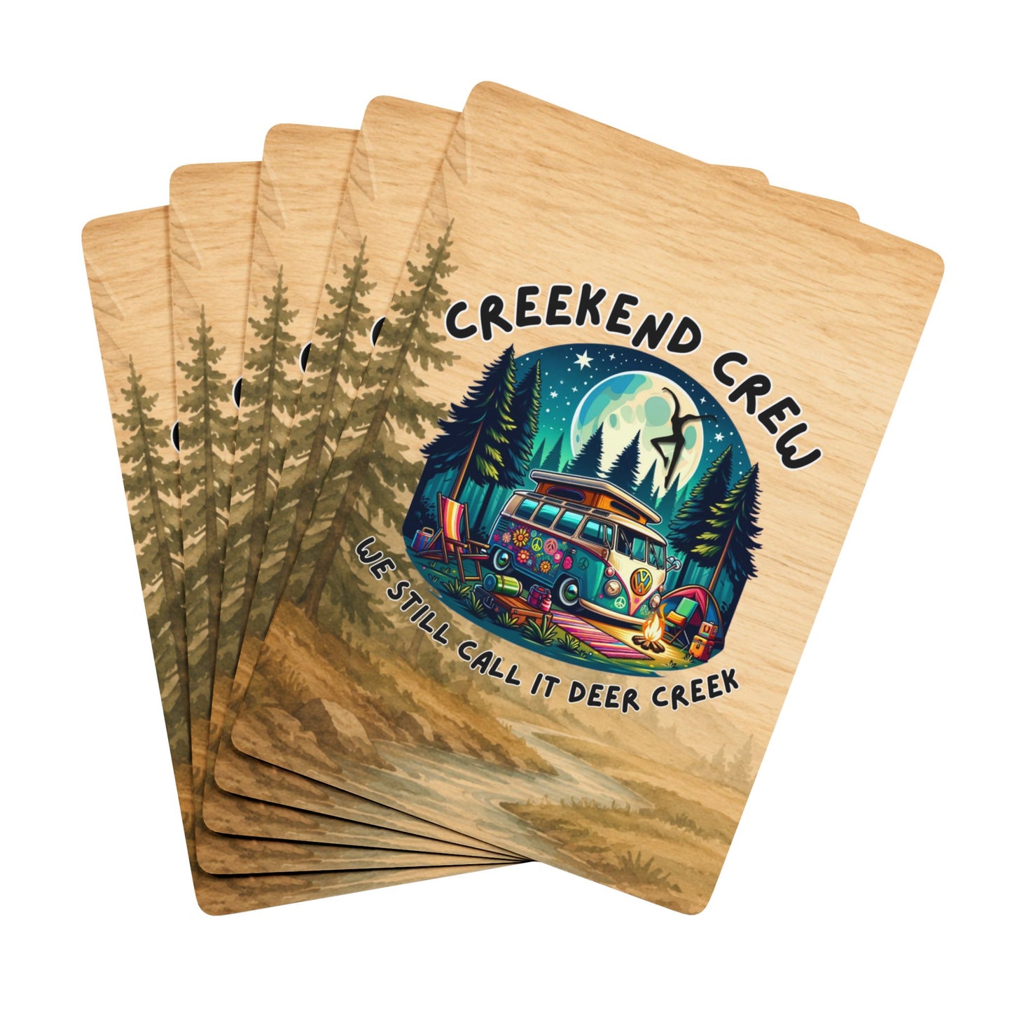 Creekend Crew Camping Van Poker Playing Cards – We Still Call It Deer Creek DMB Fan Card Deck