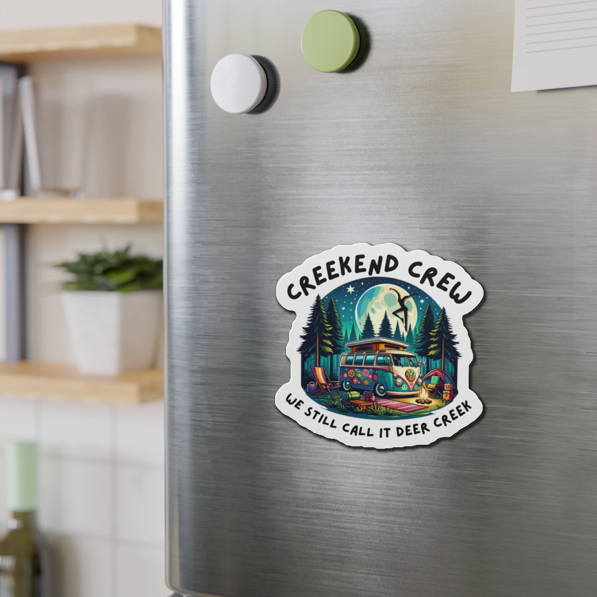 Creekend Crew Camping Van Magnet – We Still Call It Deer Creek DMB Fan Accessory