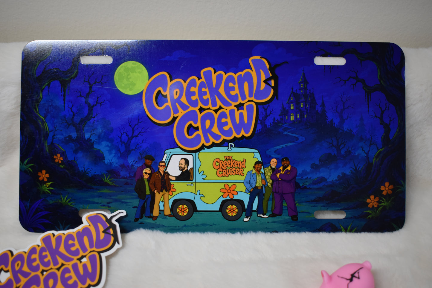 Zoinks Overstock Package – Vanity Plate, Zoinks Sticker, and Free Pig