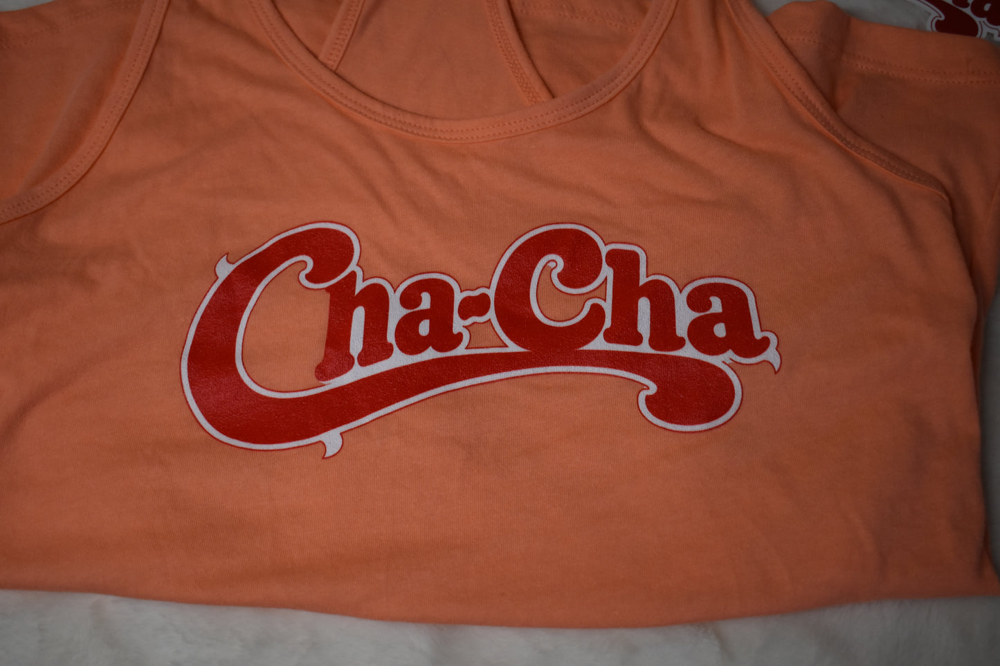 Cha-Cha Women’s Racerback Tank Overstock Package – Bonus Cha-Cha Vinyl Sticker