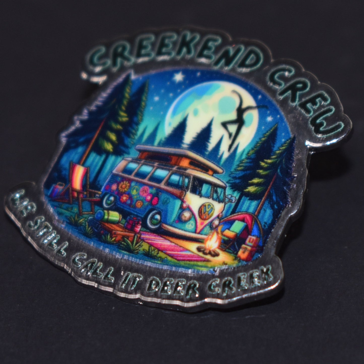 Creekend Crew Camping Van Lapel Pin – We Still Call It Deer Creek DMB Fan Pin