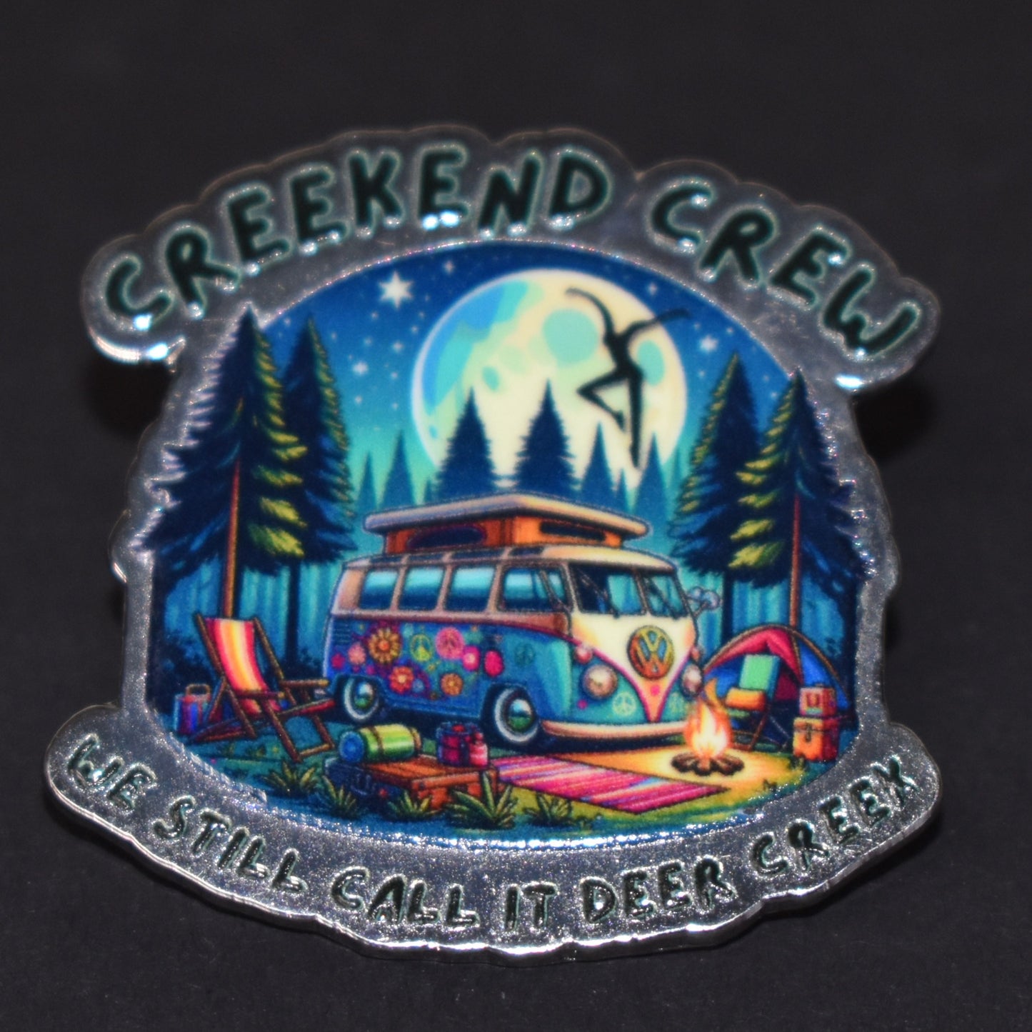 Creekend Crew Camping Van Lapel Pin – We Still Call It Deer Creek DMB Fan Pin